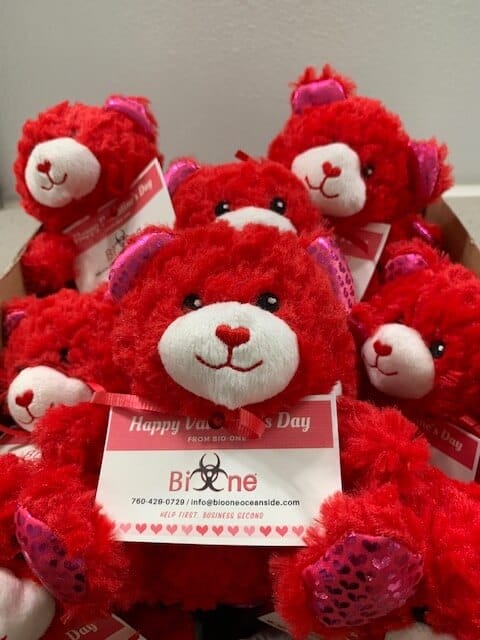 Bio-One Valentine's Day Bears