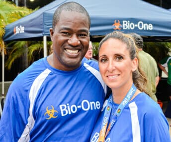 Bio-One of Tampa decontamination and biohazard cleaning team community gathering event